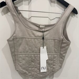 BNWT NU Denmark Sculpt bustier Aritzia/Babaton Size 0/XS $120